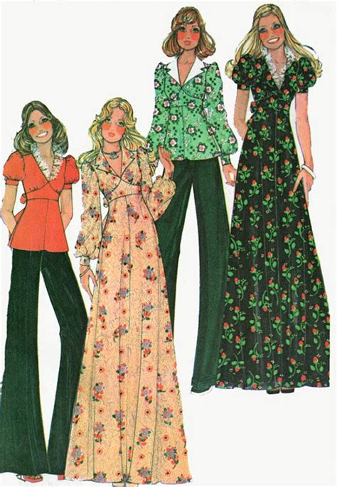 vintage 70's sewing patterns